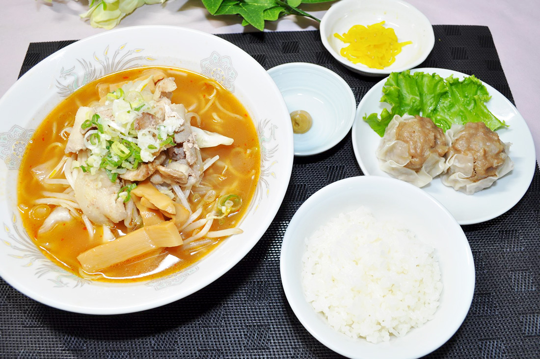 魚介豚骨ラーメンセット